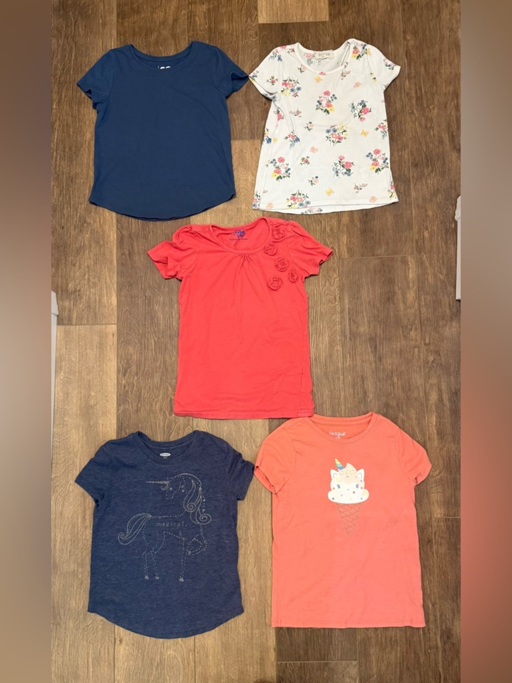 Girls short sleeve shirts bundle